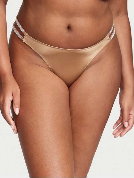 Трусики стрінги Double Shine Strap Smooth Thong Panty Victoria’s Secret
