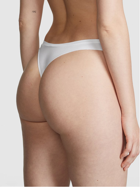 Трусики Seamless High-Leg Thong Panty Pink