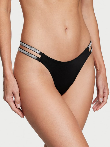 Трусики стрінги Double Shine Strap Smooth Thong Panty Victoria’s Secret