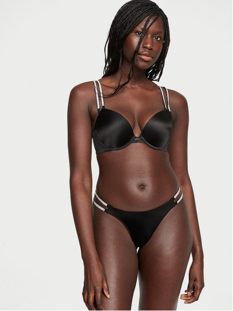 Трусики стрінги Double Shine Strap Smooth Thong Panty Victoria’s Secret