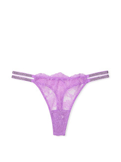 Трусики стрінги Double Shine Strap Lace Thong Panty Victoria’s Secret