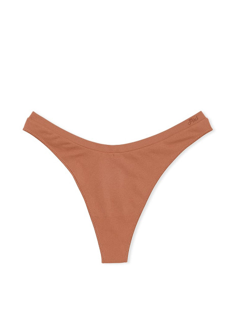 Трусики Seamless High-Leg Thong Panty Pink