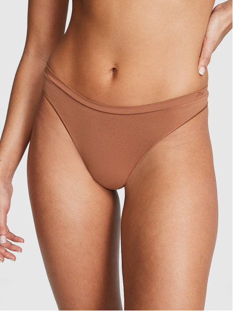 Трусики Seamless High-Leg Thong Panty Pink