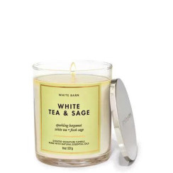 Ароматизована свічка White Tea & Sage Bath & Body Works