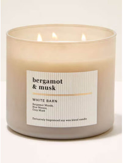 Свічка Bergamot & Musk Bath and Body Works