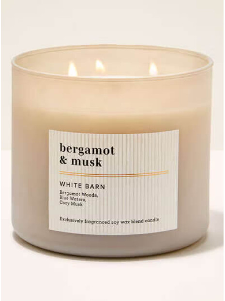 Свічка Bergamot & Musk Bath and Body Works