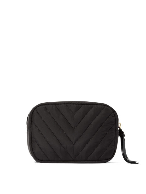 Косметичка Victoria's Secret Travel Makeup Bag Black V-Quilt