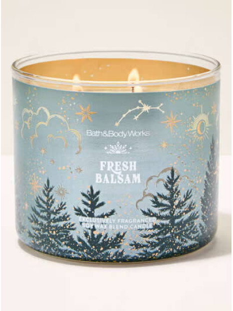 Свічка Fresh Balsam Bath and Body Works