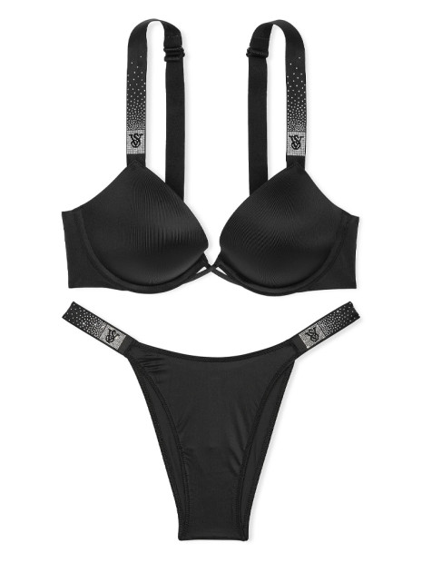 Комплект білизни з пушапом зі стразами Shine Strap Victoria's Secret