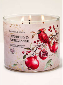 Свічка Cranberry & Pomegranate Bath and Body Works