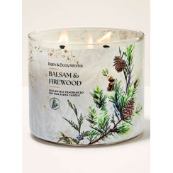 Свічка Balsam Firewood Bath and Body Works