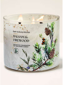 Свічка Balsam Firewood Bath and Body Works