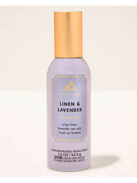 Концентрований спрей для дому Bath and Body Works - Linen & Lavender