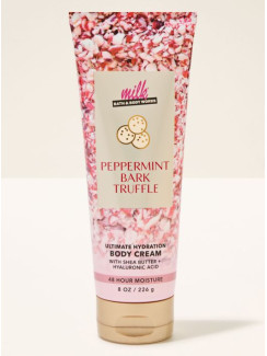 Крем для тіла з олією ши Peppermint Bark Truffle Bath and Body Works 