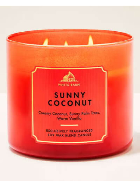 Свічка Sunny Coconut Bath and Body Works