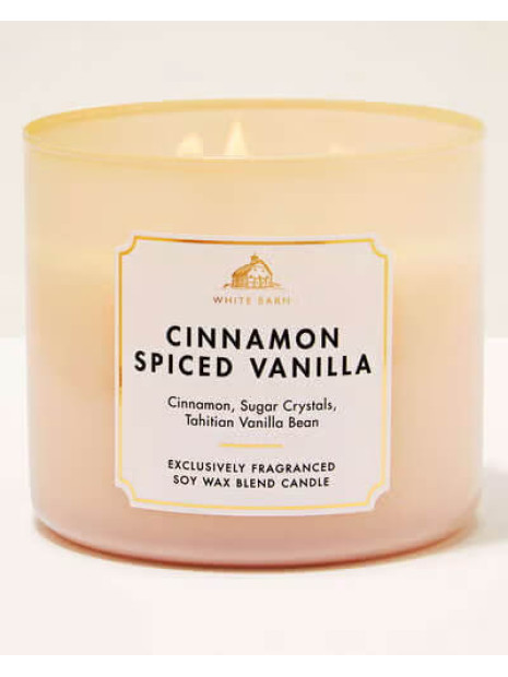 Свічка Cinnamon Spiced Vanilla Bath and Body Works