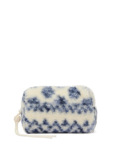 Плюшева косметичка Victoria’s Secret PINK - Plush Teddy Makeup Bag Winter White Fairisle