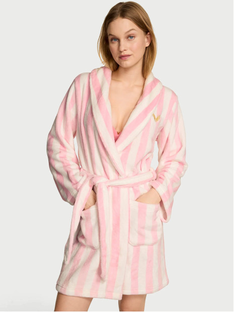 Плюшевий халат Victoria's Secret Cozy Plush Robe Print