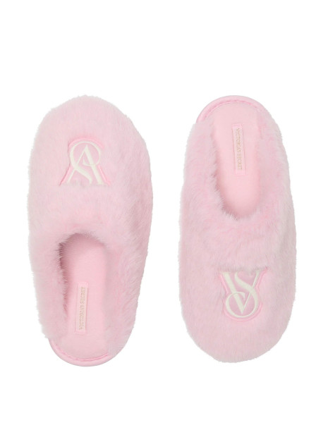 Капці Victoria's Secret Luxe Plush Closed-Toe Slippers Washed Pretty Blossom
