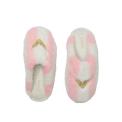 Капці Victoria's Secret Luxe Plush Closed-Toe Slippers Heritage Stripe
