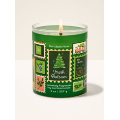 Свічка Fresh Balsam Single Wick Candle Bath and Body Works