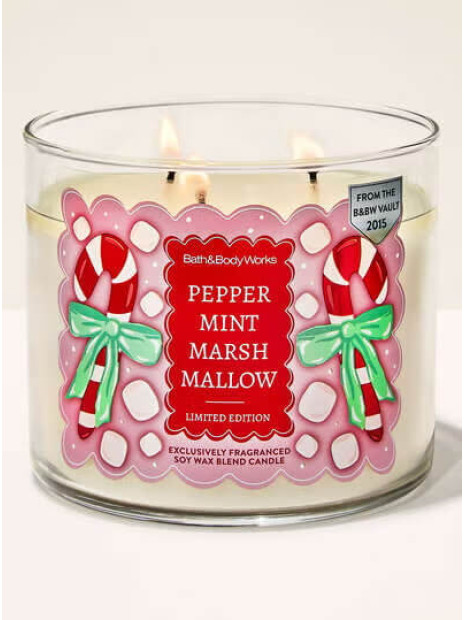 Свічка Peppermint Marshmallow Bath and Body Works