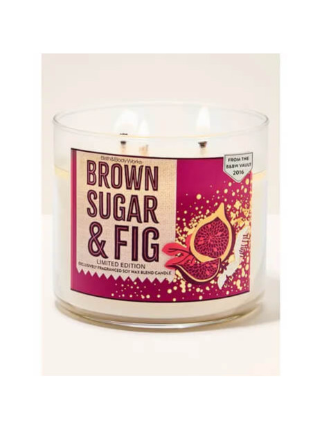 Свічка Brown Sugar & Fig Bath and Body Works