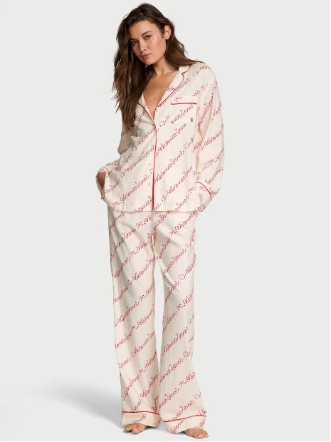 Фланелева піжама Flannel Long PJ Set від Victoria's Secret