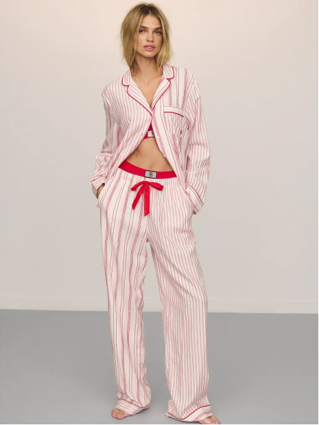 Фланелева піжама Flannel Long PJ Set від Victoria's Secret