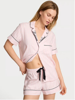 Фланелева піжама Cotton Flannel Short Pajama Set від Victoria's Secret