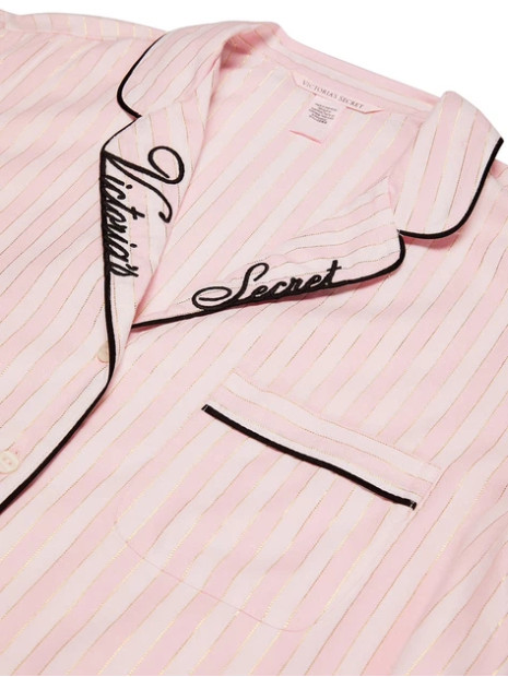 Фланелева піжама Cotton Flannel Short Pajama Set від Victoria's Secret