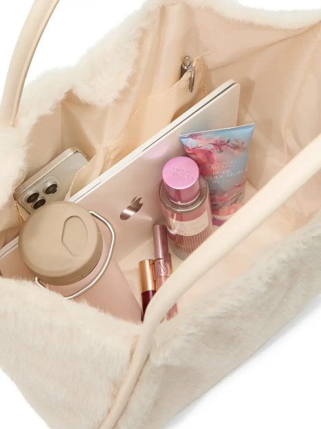 Хутряна сумка Victoria's Secret Faux-Fur Tote Bag
