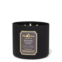 Свічка Mahogany Teakwood High Intensity від Bath And Body Works 