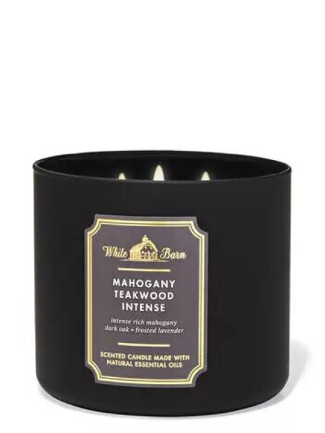 Свічка Mahogany Teakwood High Intensity від Bath And Body Works