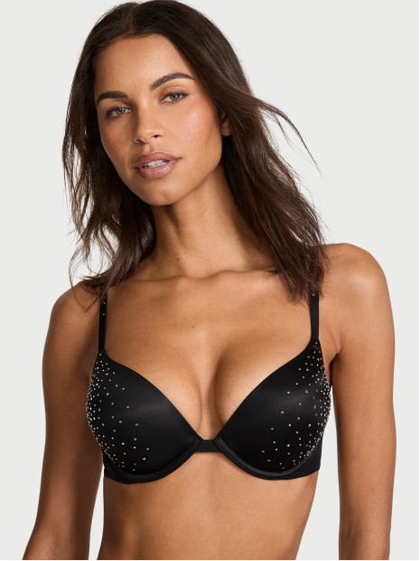 Бюстгалтер Victoria's Secret Bombshell Add-2-Cups Sparkle Crystal Shine Strap Push-Up Bra