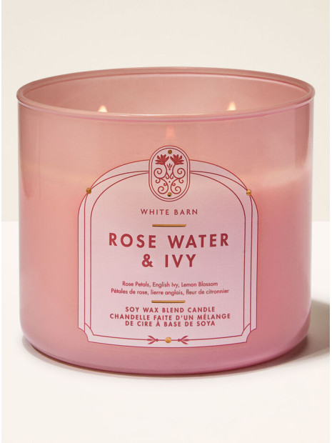 Свічка Rose Water & Ivy Bath and Body Works
