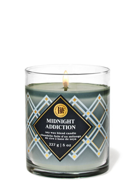 Свічка Midnight Addiction Single Wick Candle Bath and Body Works