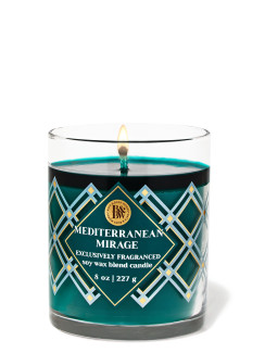 Свічка Mediterranean Mirage Single Wick Candle Bath and Body Works
