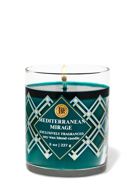 Свічка Mediterranean Mirage Single Wick Candle Bath and Body Works