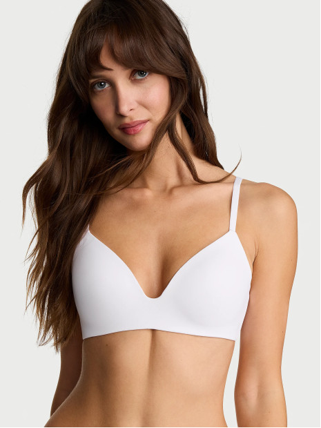 Бюстгальтер The T-shirt Smooth Lightly Lined Wireless Bra - VS White