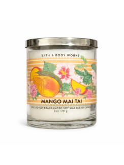 Свічка Mango Mai Tai Single Wick Candle Bath and Body Works