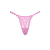 Мереживні трусики від Victoria's Secret - колір Bikini Pink