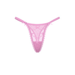 Мереживні трусики від Victoria's Secret - колір Bikini Pink