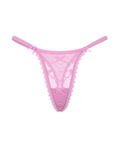 Мереживні трусики від Victoria's Secret - колір Bikini Pink
