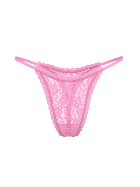 Мереживні трусики від Victoria's Secret - Neon Bubble Pink