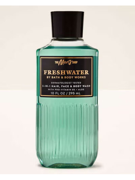 Шампунь для волосся та гель для душу 3в1 Bath and Body Works 2-in-1 Hair & Body Freshwater