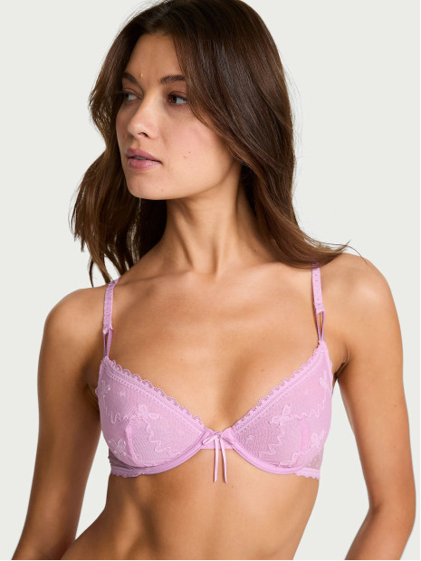 Комплект білизни Victoria's Secret Sexy Tee Bow Lace Unlined Demi Bra