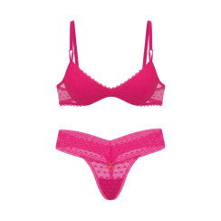 Комплект білизни Victoria's Secret  Sexy Tee Bow Lace Wireless Push-Up Bra