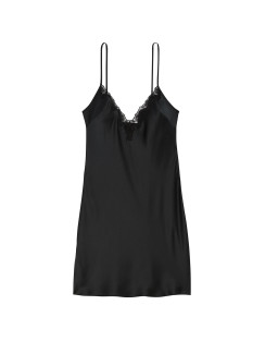 Пеньюар Victoria's Secret Very Sexy Satin Rose Lace-Trim Mini Slip Dress