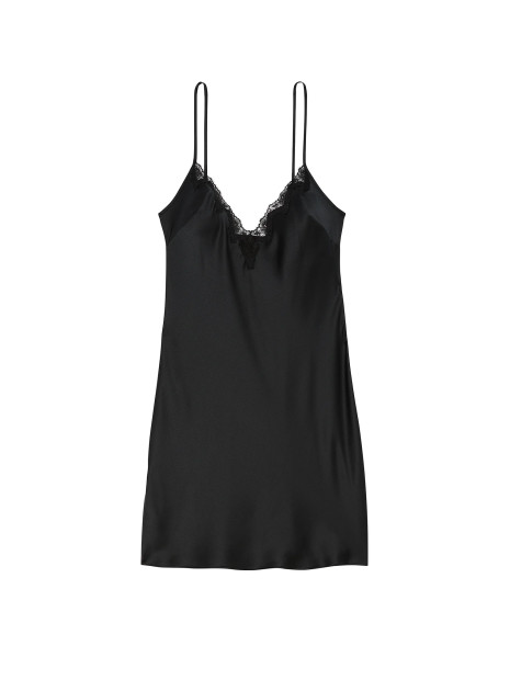 Пеньюар Victoria's Secret Very Sexy Satin Rose Lace-Trim Mini Slip Dress